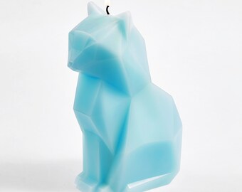 PyroPet cat Light Blue Candle - Best Christmas Pyropet Cat Candle